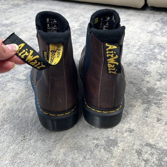 New Dr Martens 27821 Warm Wair Chelsea Boots Brown Womens 11 Mens 10 - Picture 5 of 11